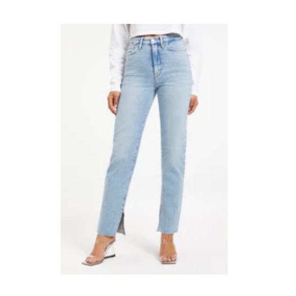 Good American , split leg jeans, size 27 - Picture 1 of 2